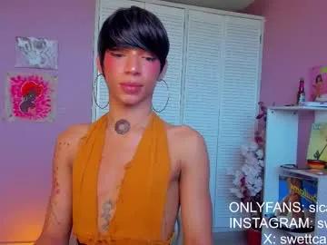 swettcabol — CUM SHOW !!! AND EAT MILK :3  [1928 tokens left] #femboy #ebony #bigcock #cum  #18