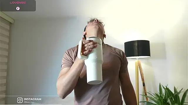 DeusbelliS — Play nipples with dick hard