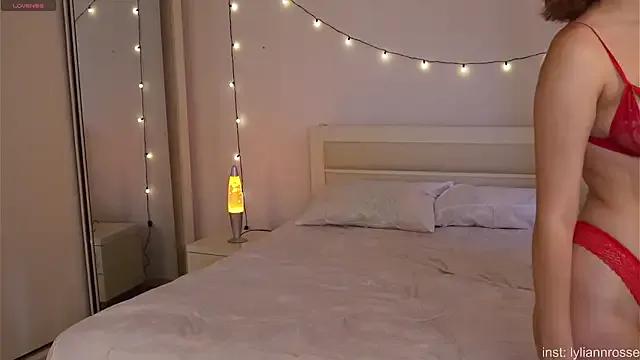 LilyannRosse — eye contact + licking fingers