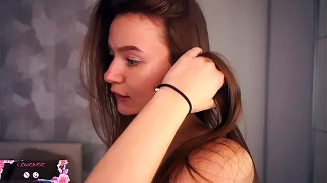 StripChat SilverGalen is Freechat SilverGalen — lower the top of the dress